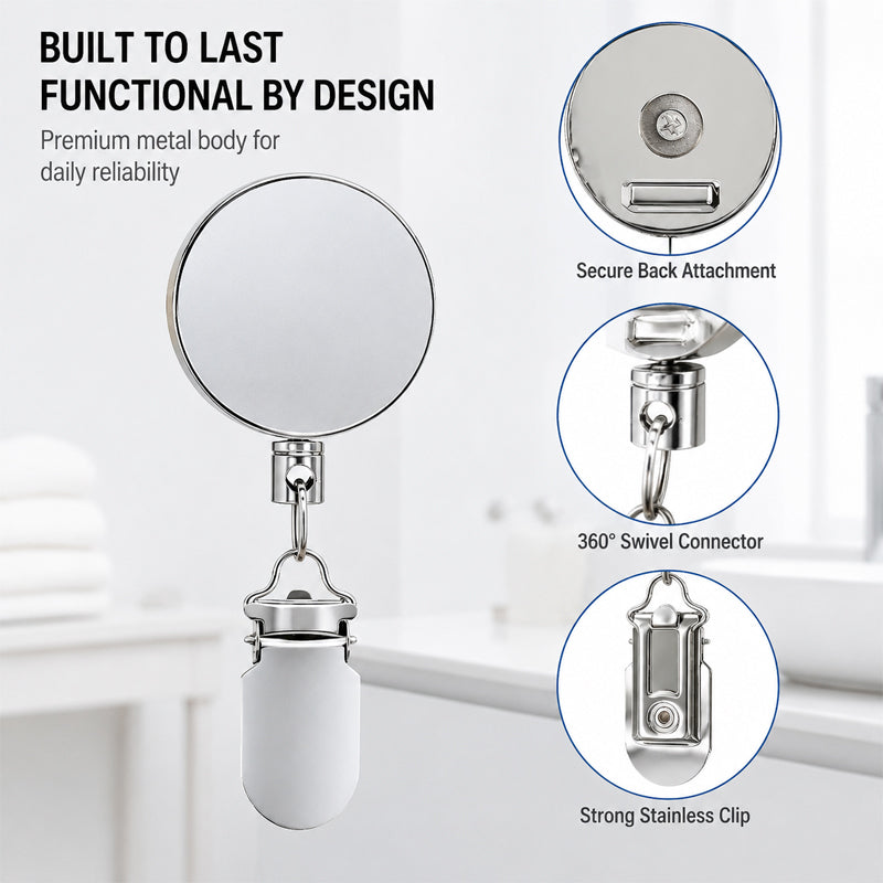 🛁 Retractable Adhesive Towel Clip — Keep Your Towels Handy & Off the Floor! ✨🧻