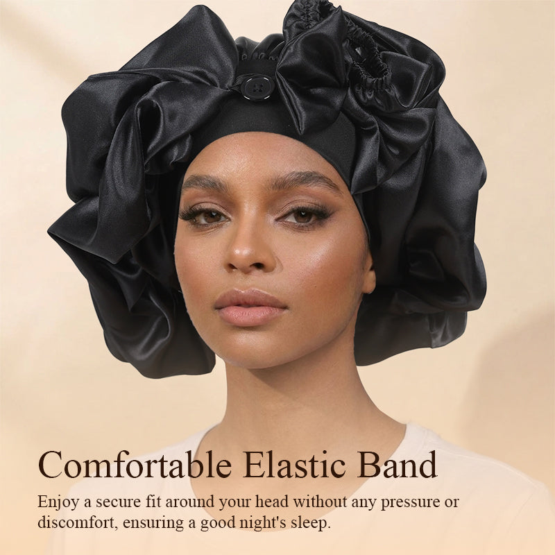 ✨Silk Sleeping Cap | ❤️Say goodbye to tangled hair and enjoy a long-lasting, luxurious sleep!