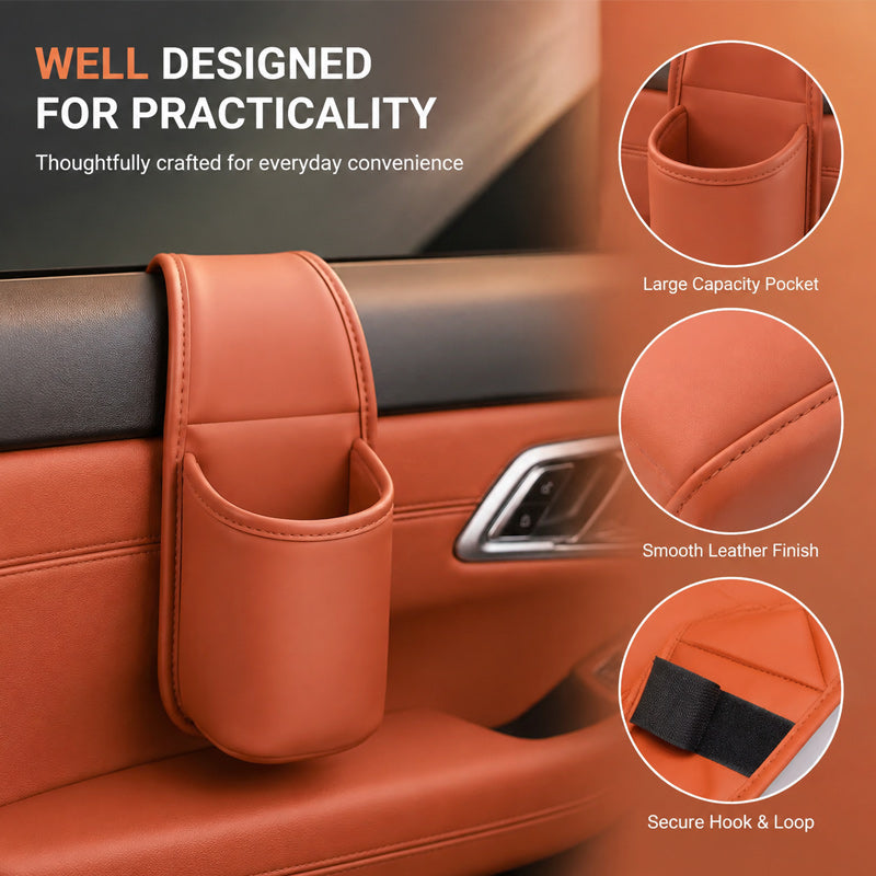 🚗 Multi-Functional Car Door Pocket — Expand Storage & Keep Drinks Secure on Every Drive! ✨🥤