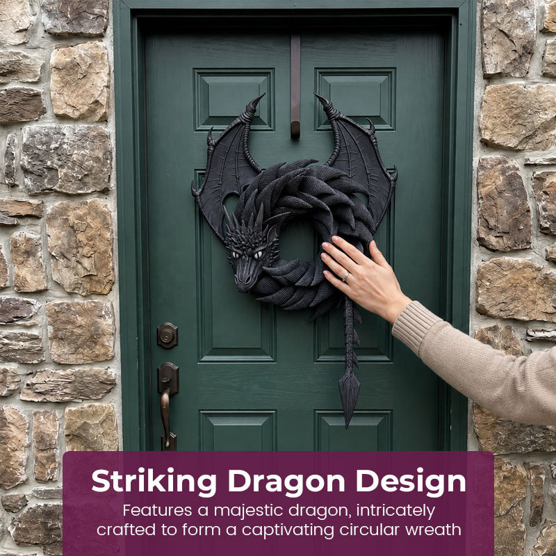 ✨Handmade Dragon Garland - Mythological Ornament for Indoor and Outdoor