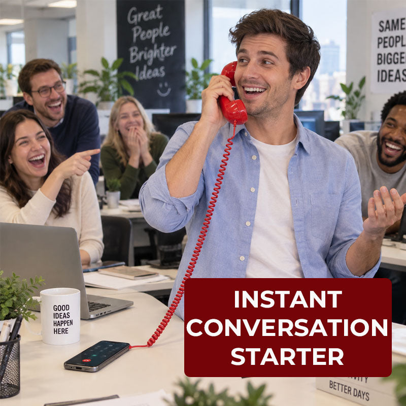 ☎️📱 Retro Telephone Handset — bring a bit of old‑school charm to your smartphone calls
