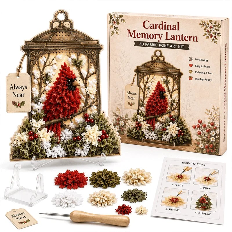 🕊️3D Fabric Memory Lantern Kit – Craft a Heartfelt Keepsake of Everlasting Love! ❤️✨