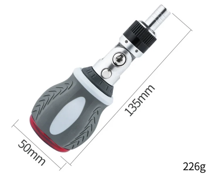 🛠️One Tool, Infinite Solutions. 🏠Versatile 9-in-1 Magnetic Ratcheting Screwdriver Bit Kit