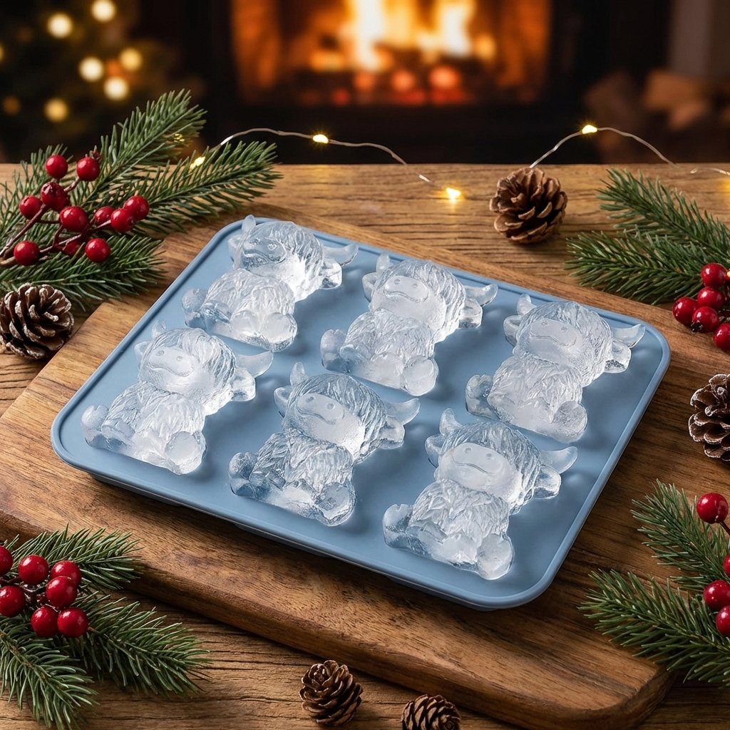 🎁Buy 1 Get 1 Free🐮Meet your new favourite drinking buddy! -- Mini Highland Cow Ice Cube Mold