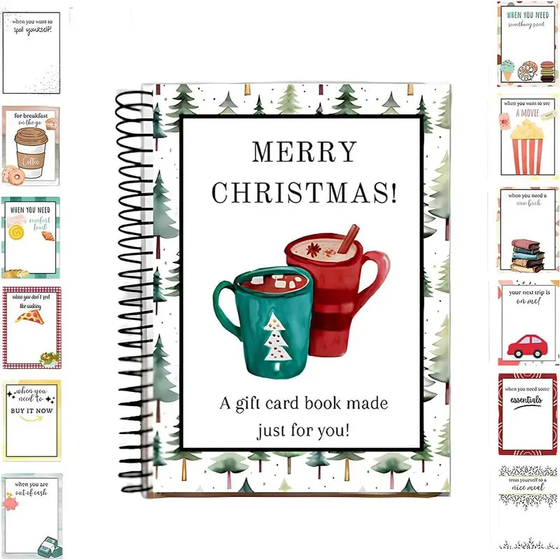 🎄📖 12-Page Gift Card Album-Turn Gift Cards Into a Christmas Surprise Experience