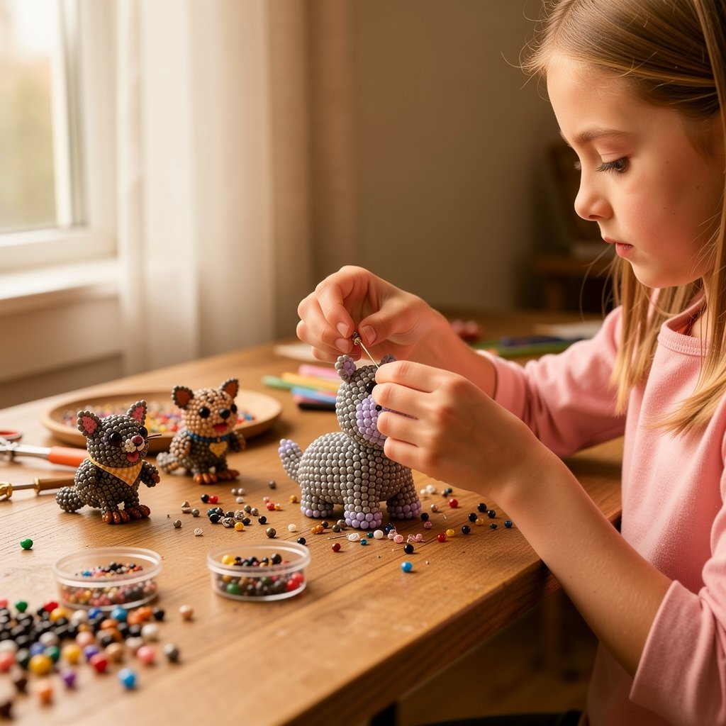 🐦Your New Favorite Cozy Hobby Is Here! ✨ Tiny 3D Beaded Animal DIY Kit