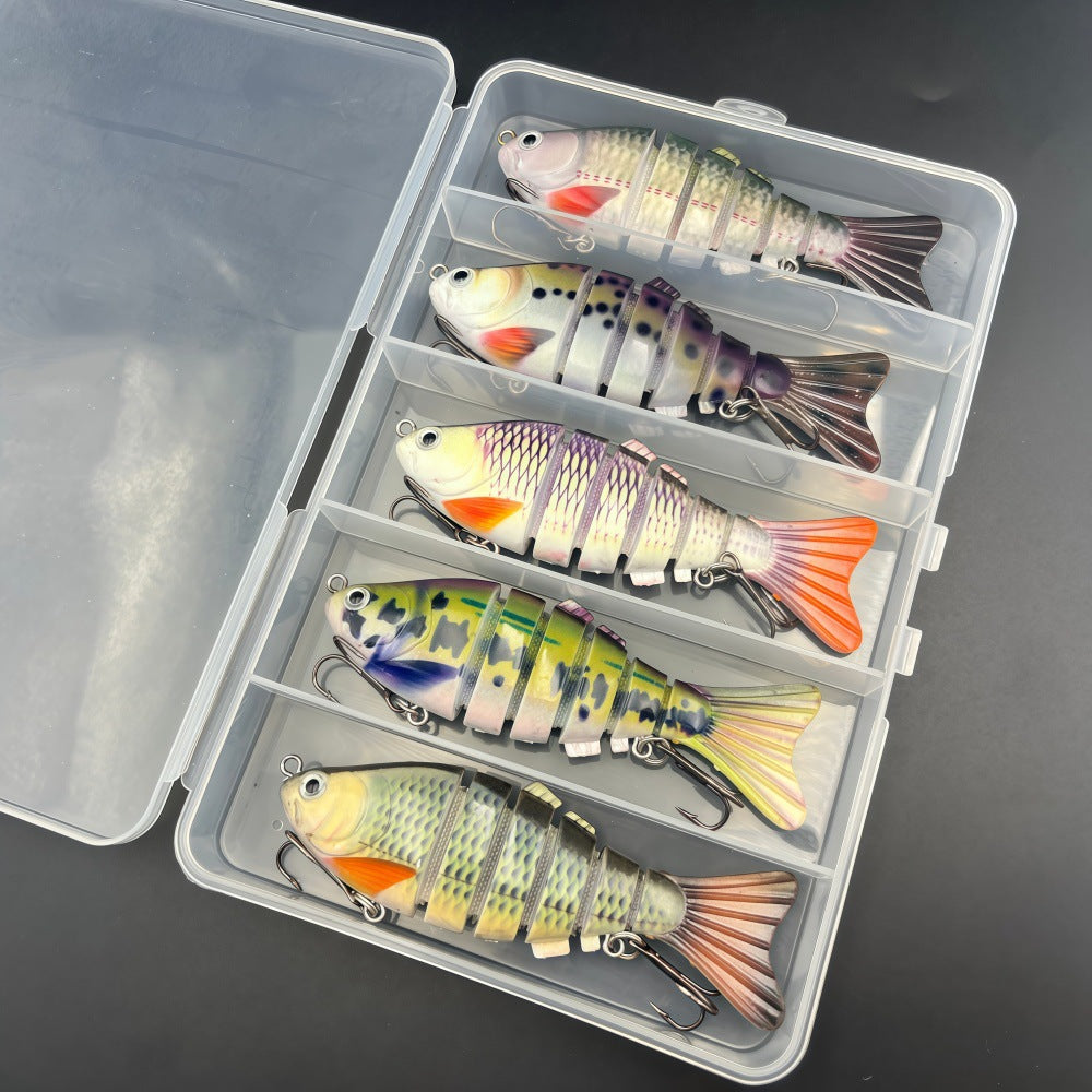 🐟 6-Segment Articulated Lure: The ultra-realistic "S" swimming action that drives pike wild! 🎣