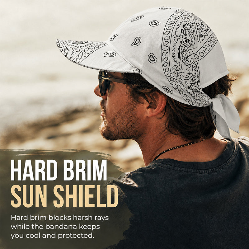☀️🧢 The 2-in-One Paisley Cap: High-Fashion Aesthetic Meets Total Sun Shield!
