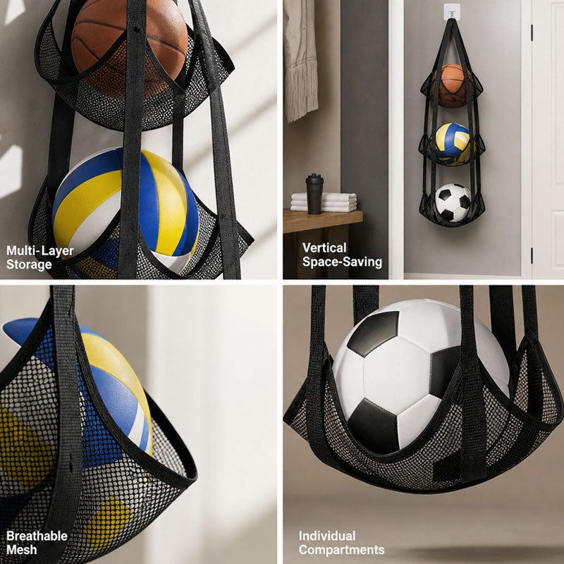 [Vertical Space Saving Organizer] Turn Your Messy Garage Floor Chaos Into A Perfectly Gridded Masterpiece! 🏀⚽✨
