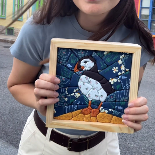 🖼️ Hand-stitched 3D quilted decorative painting 🏡✨