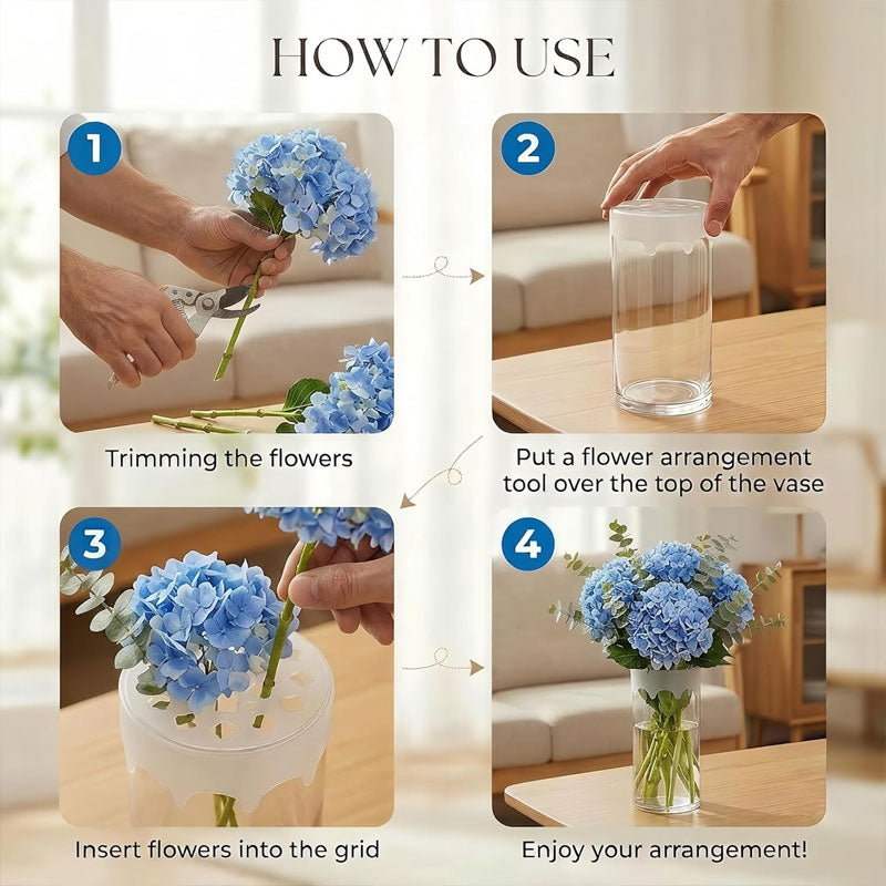 🎁Buy 1 Get 1 Free🌼Make Your Flowers Stand Tall and Beautiful --Silicone Flower Bouquet Holder✨