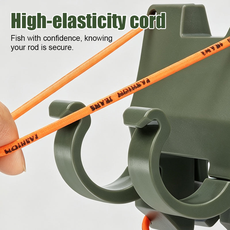 🎣 Hands-Free Fishing: Portable Belt Rod Holder for Lure & Wading 🎒