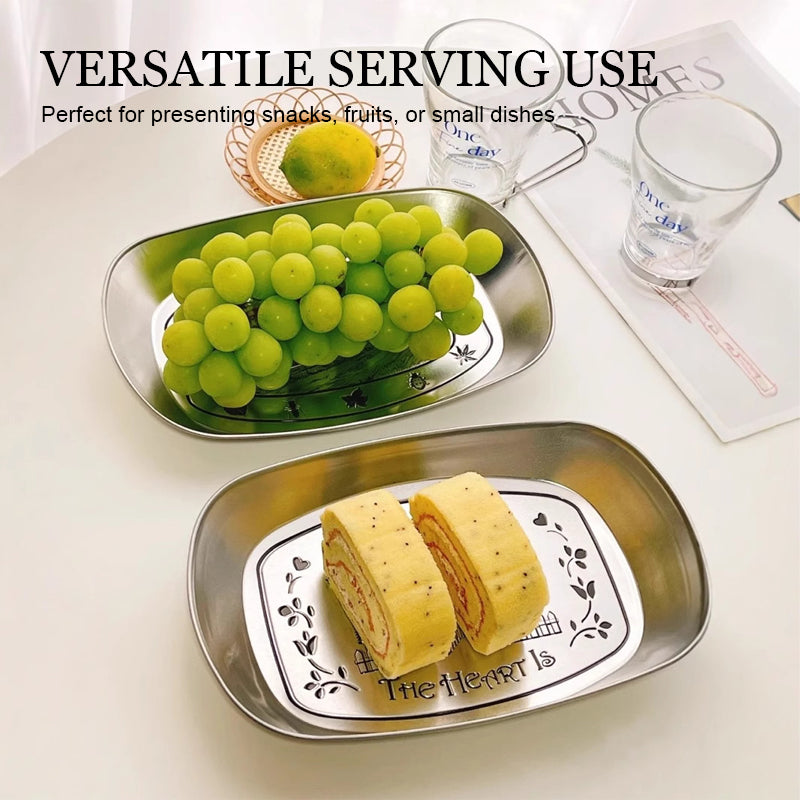 🍽️ Retro-style dinner plat--Upgrade your dinner parties with timeless elegance ✨