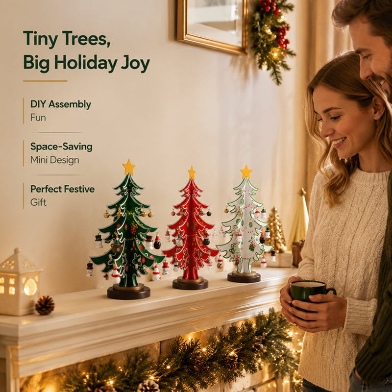 🎄 DIY Wooden Christmas Decorations--24 Daily Mini Surprise Boxes