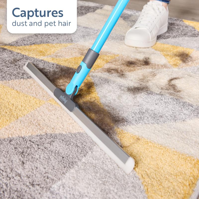 🧼LAST DAY SALE: 💥Buy 1 Get 1 Free—Only £14.99! 🔥🔥Minky Flexi Edge Sweeper: Multi-Surface Cleaning for Floors, Carpets & Windows
