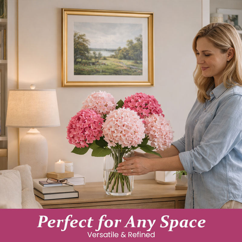✨Fresh look, zero fading. The beauty that lasts--Artificial 5-pronged hydrangea 🌸