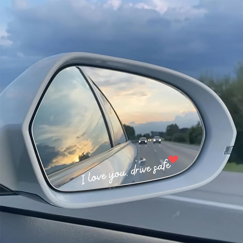 💖“I Love You Drive Safe“ mirror stickers