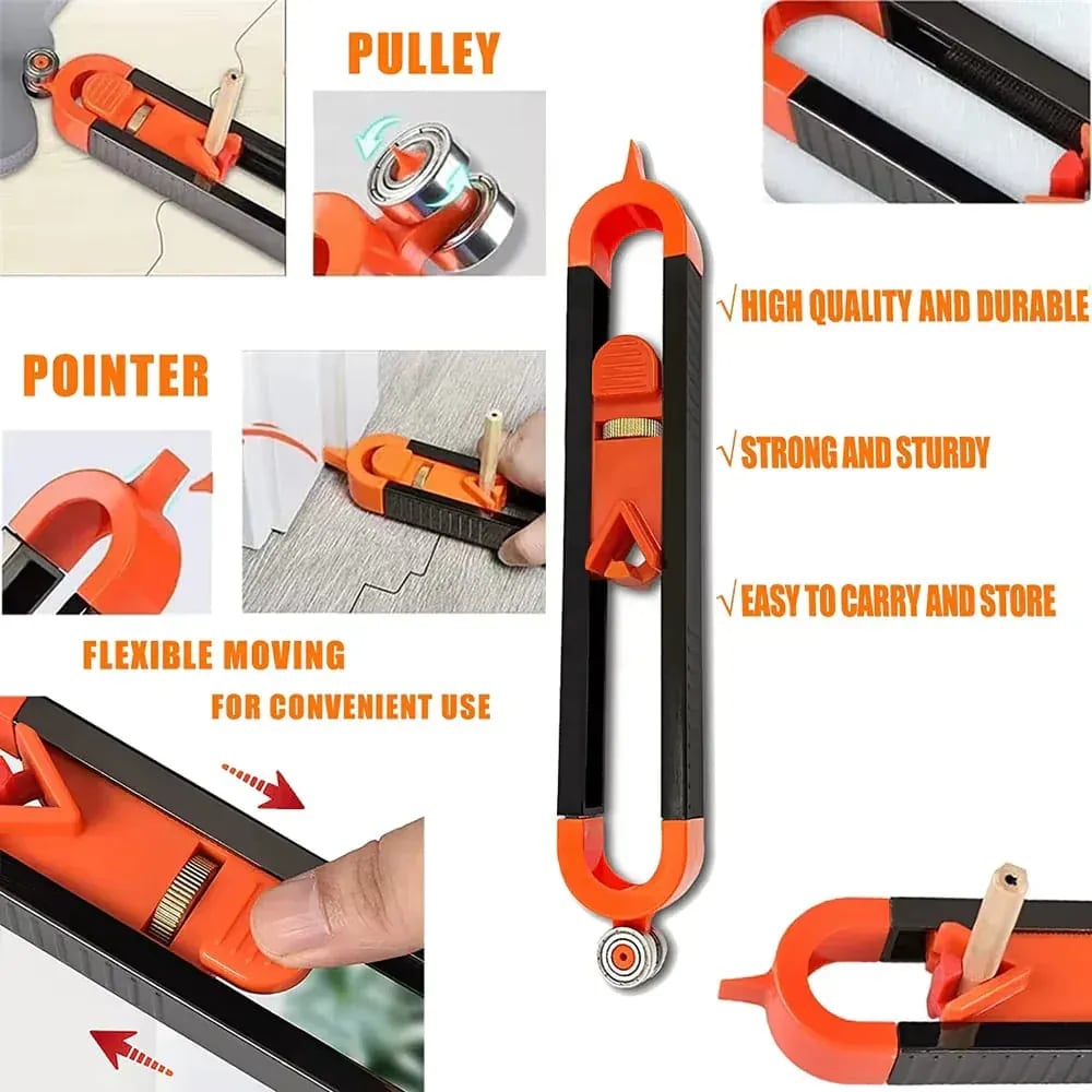 🔧📐 Copy Any Shape Instantly — Contour Gauge Tracing Tool