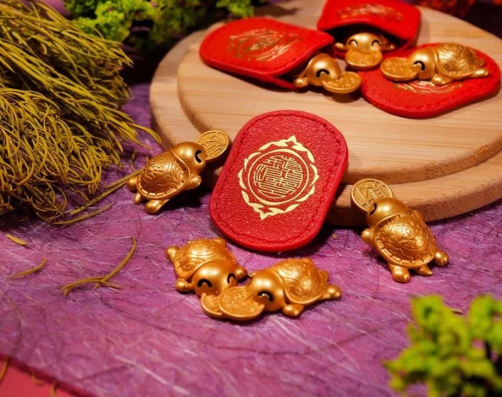🐢2026 Golden Turtle Wealth Charm – Bite Down on Prosperity! 🍀✨