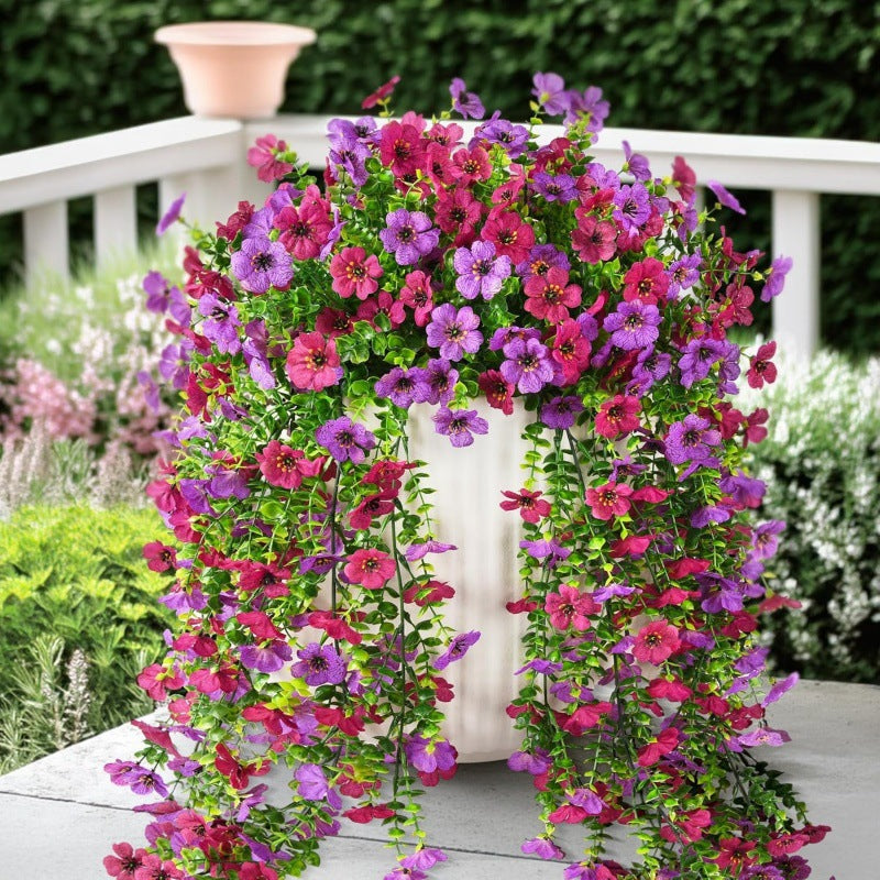 ✨ Buy 1 Get 1 Free ✨🌷Cascading Daisy and Eucalyptus Flowers for Outdoor – UV Resistan