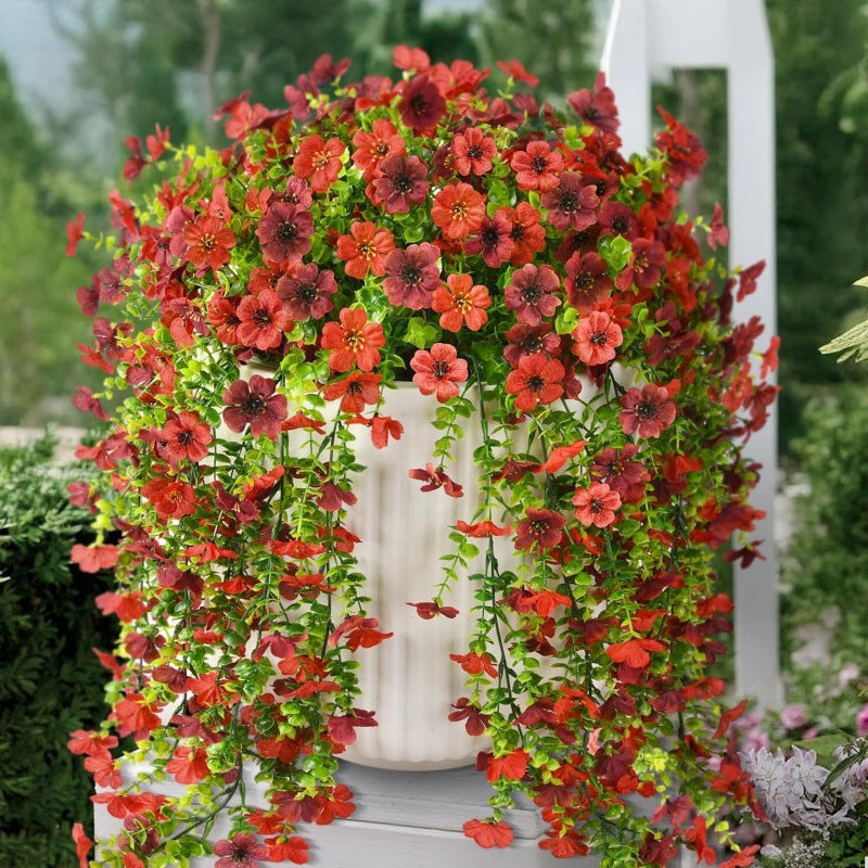 ✨ Buy 1 Get 1 Free ✨🌷Cascading Daisy and Eucalyptus Flowers for Outdoor – UV Resistan