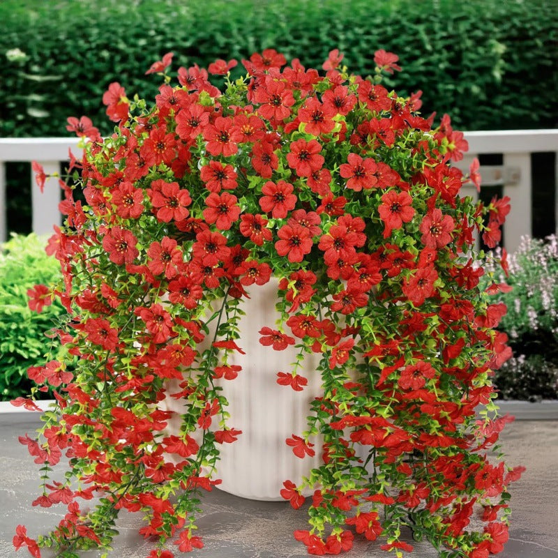 ✨ Buy 1 Get 1 Free ✨🌷Cascading Daisy and Eucalyptus Flowers for Outdoor – UV Resistan
