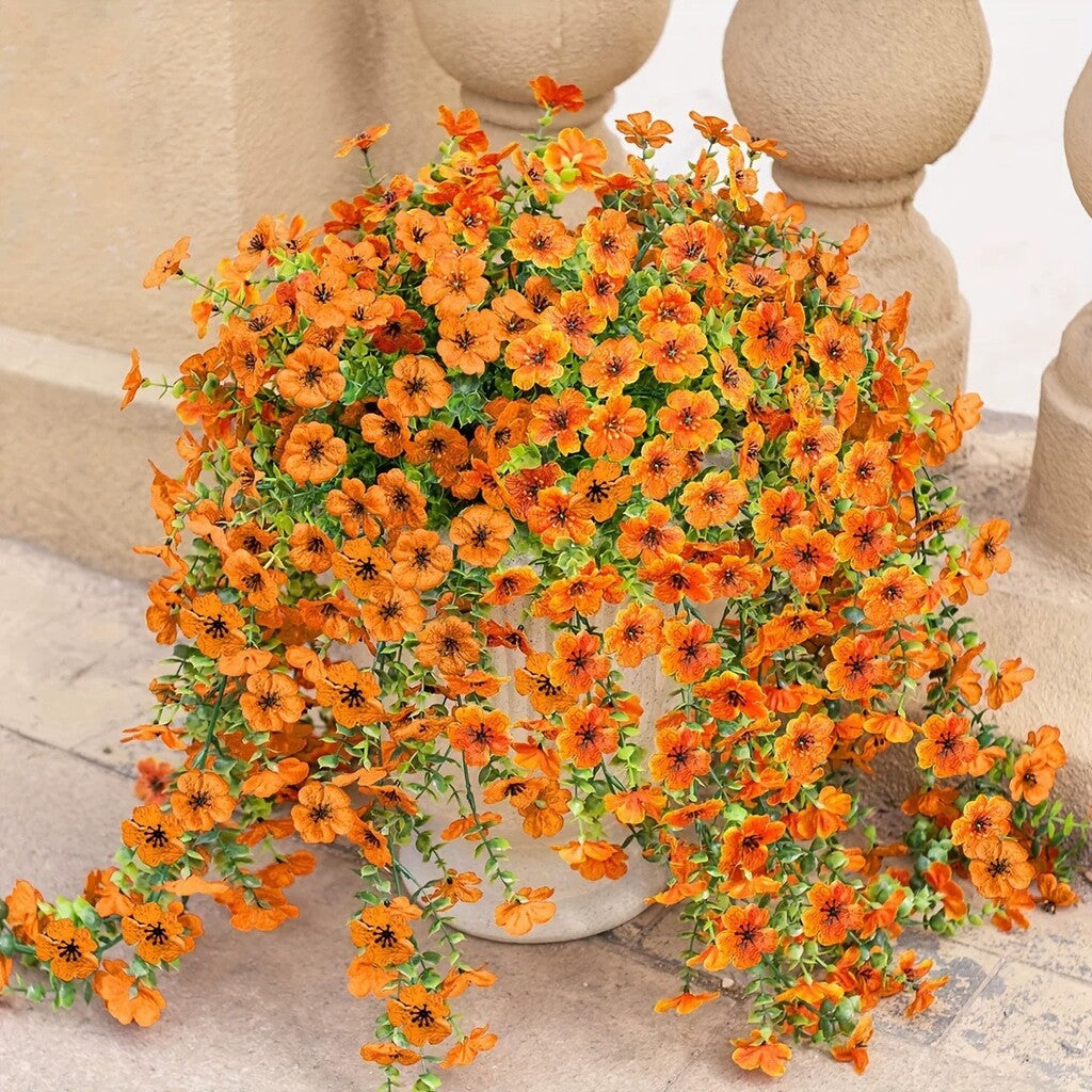 ✨ Buy 1 Get 1 Free ✨🌷Cascading Daisy and Eucalyptus Flowers for Outdoor – UV Resistan
