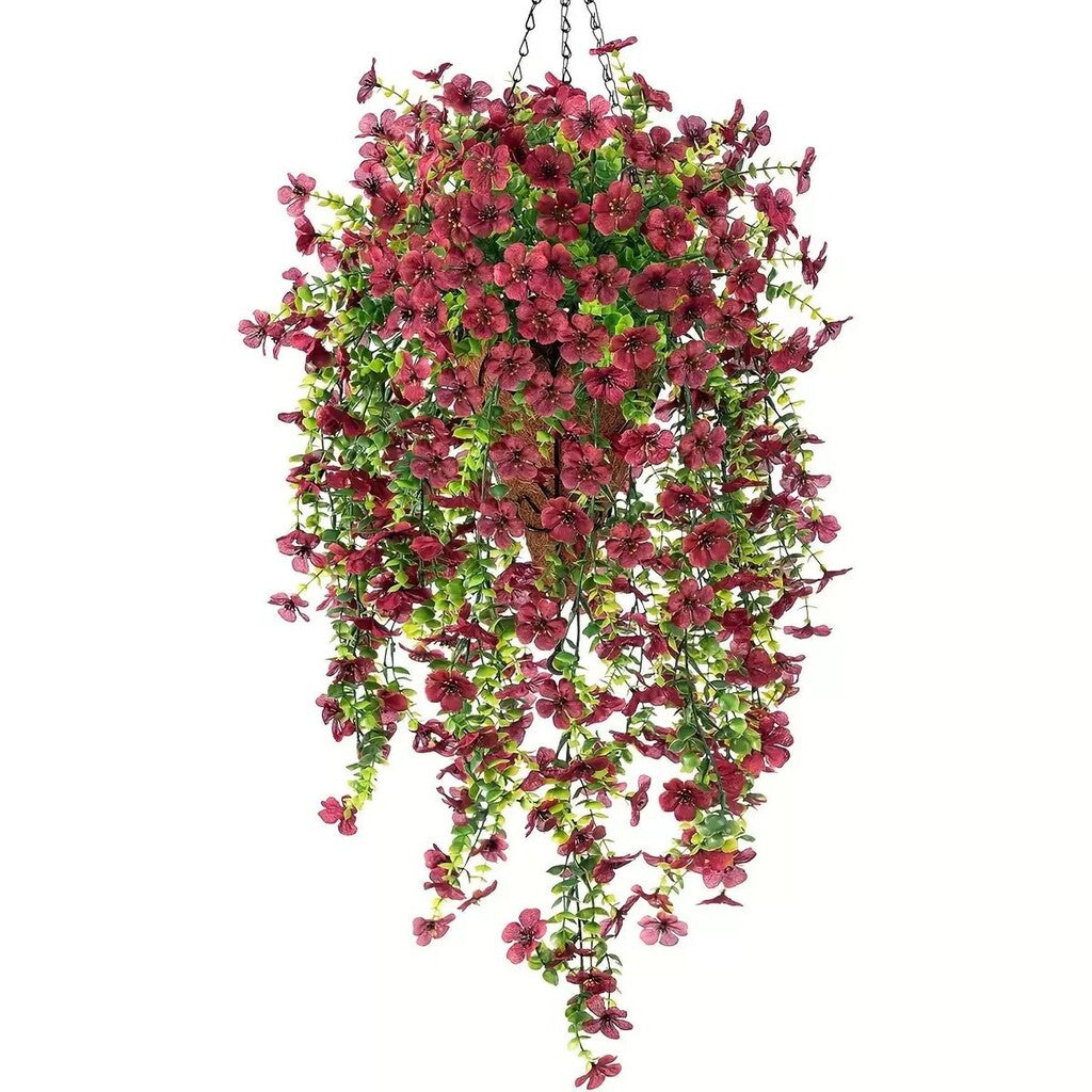 ✨ Buy 1 Get 1 Free ✨🌷Cascading Daisy and Eucalyptus Flowers for Outdoor – UV Resistan
