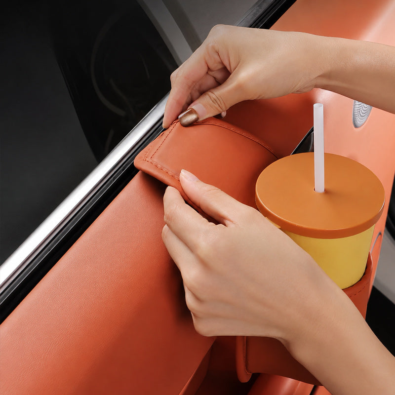 🚗 Multi-Functional Car Door Pocket — Expand Storage & Keep Drinks Secure on Every Drive! ✨🥤