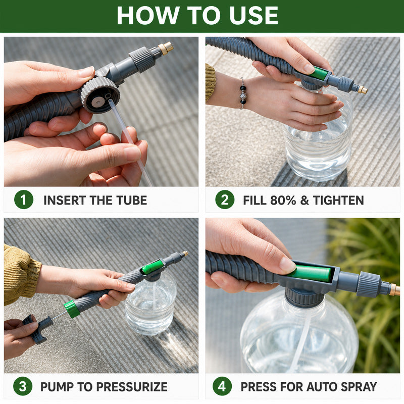 🌿 Multi-Purpose Garden Mist Sprayer-Turn any bottle into your best gardening tool! 💧✨