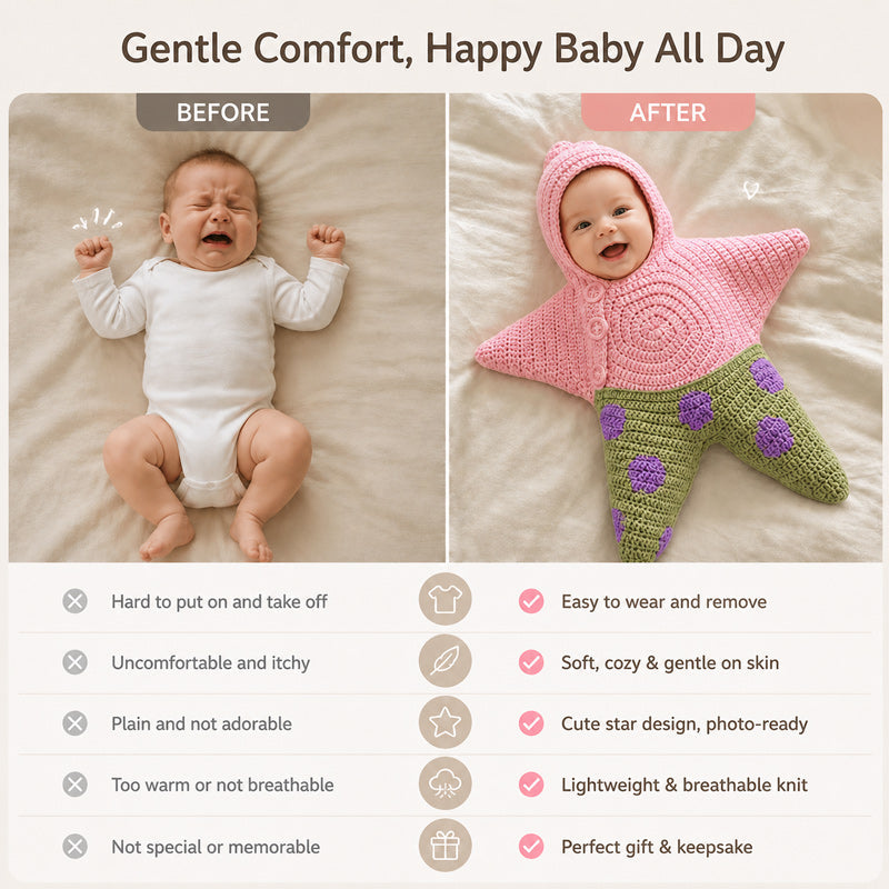 👶Adorable Baby Star Suit – Wrap Your Little One in Pure Comfort & Sweetness! ⭐✨