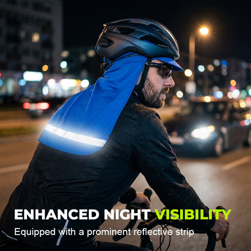 🚴‍♂️ Ultimate Breathable Headwear: Anti-UV Neck Protection with Reflective Strip! 🦺