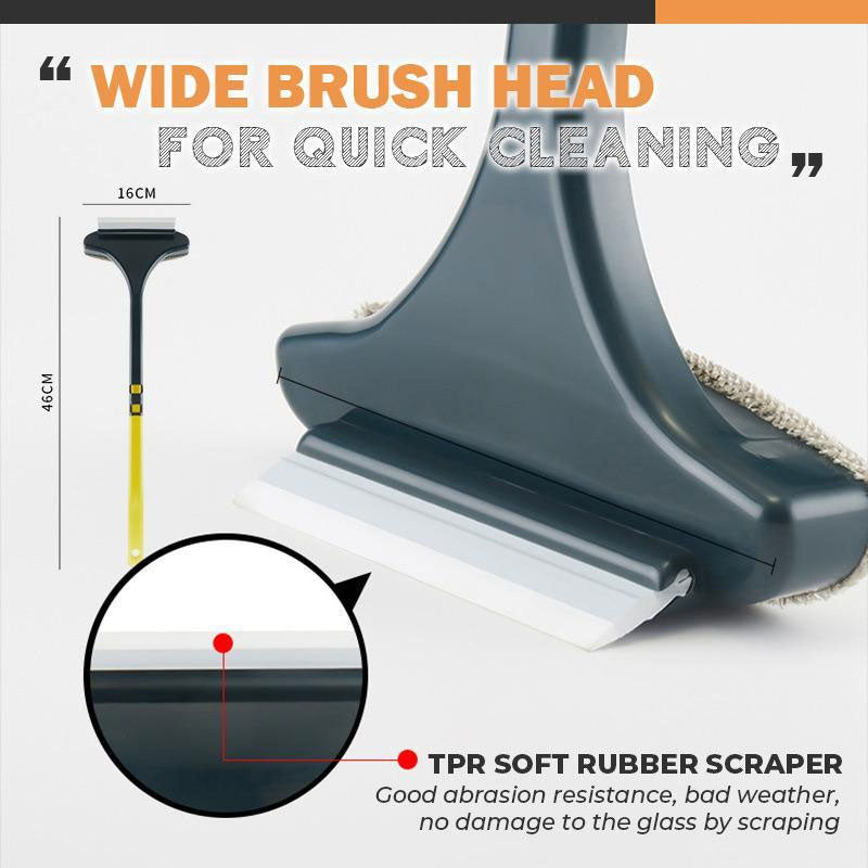 ✨Shiny Windows and Screens in Half the Time! 🪟2 in 1 Glass and Screen Window Brush