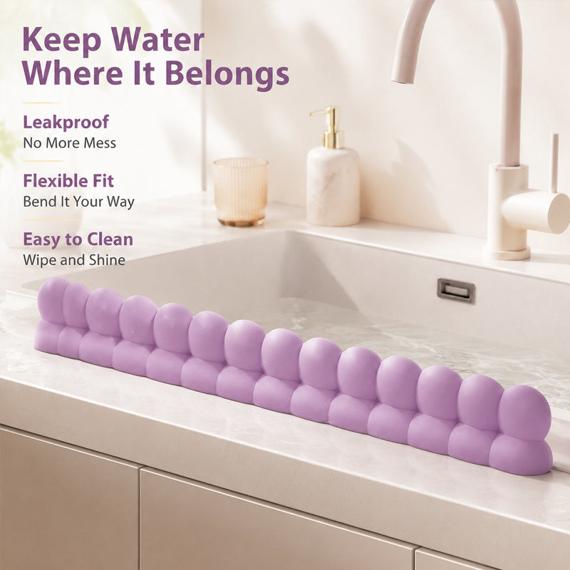 🏡Flexible Silicone Sink Splash Guard – Keep Your Worktops Dry & Splash-Free! 💧✨