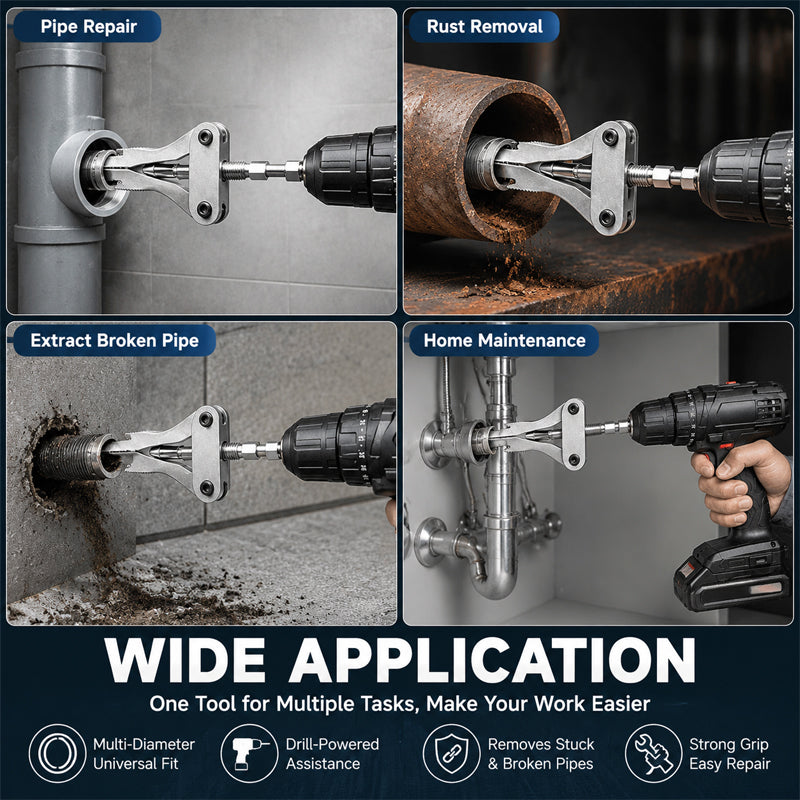 🛠️Integrated Broken Pipe Extractor – Effortlessly Remove Snapped Threads in Seconds! ✨