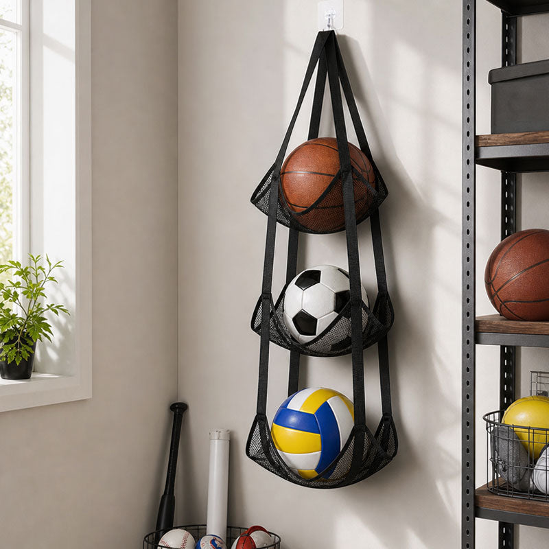 [Vertical Space Saving Organizer] Turn Your Messy Garage Floor Chaos Into A Perfectly Gridded Masterpiece! 🏀⚽✨