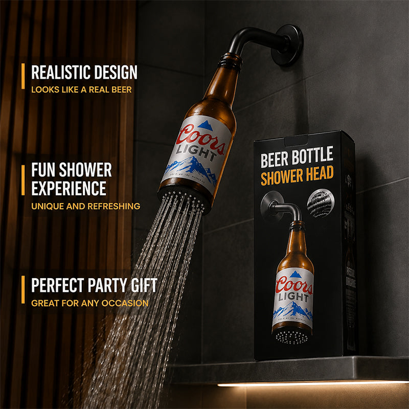 🍺🚿 Turn Your Shower into a Conversation Starter — Beer Bottle Shower Head