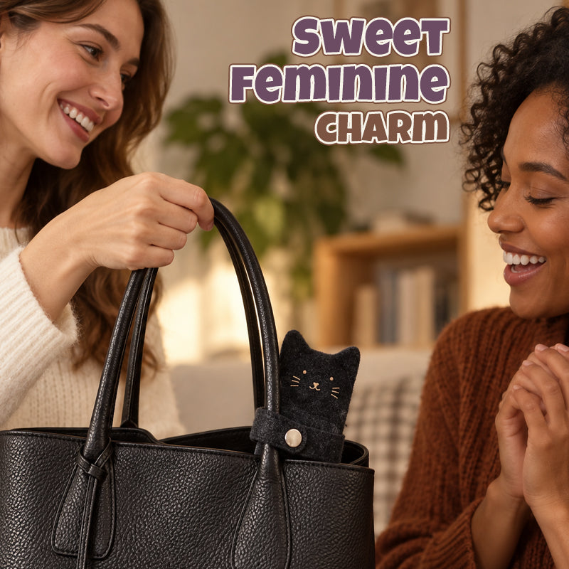 🧸🐱 Cute Bear & Cat Zipper Bag Charm--a playful way to keep small essentials organised
