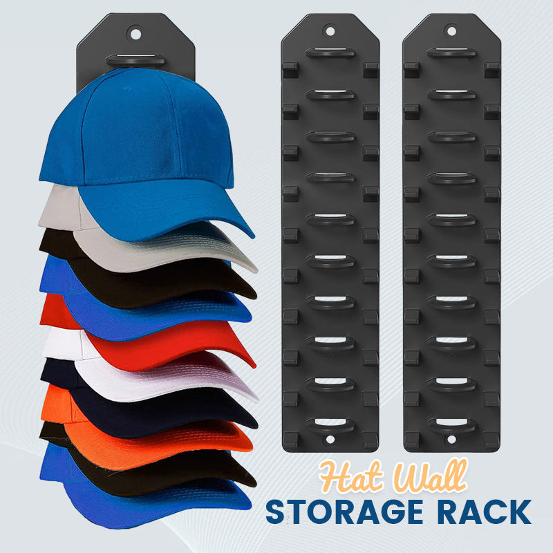 🧢 Hat Wall Storage Rack — Heavy-Duty Adhesive & Space-Saving Design! 🧢✨