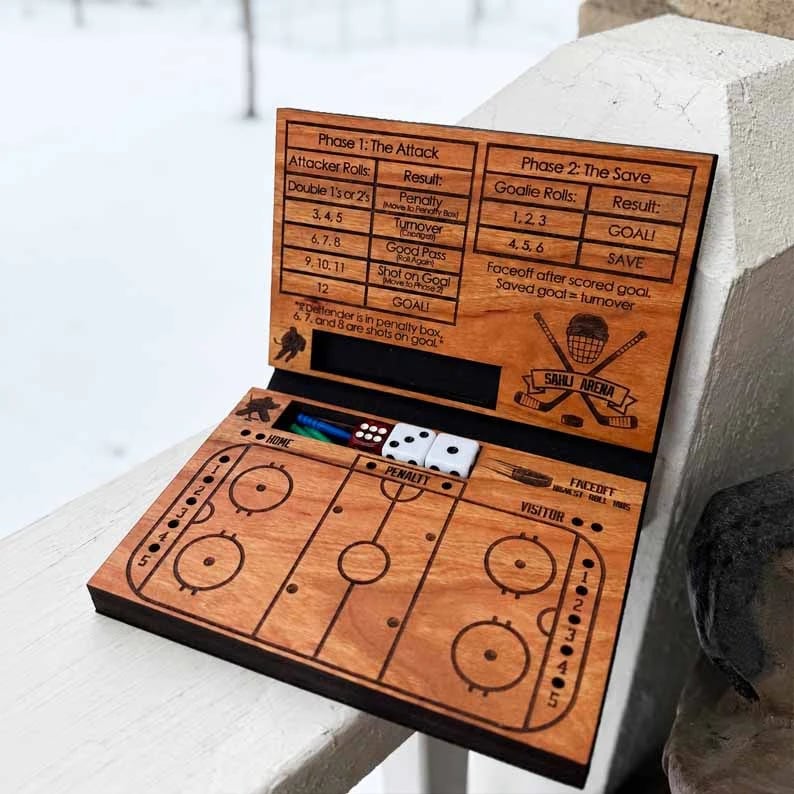 🎁Last Day 50% OFF  🏒Step up to the rink and let the good times roll🎲 Hockey Dice Game