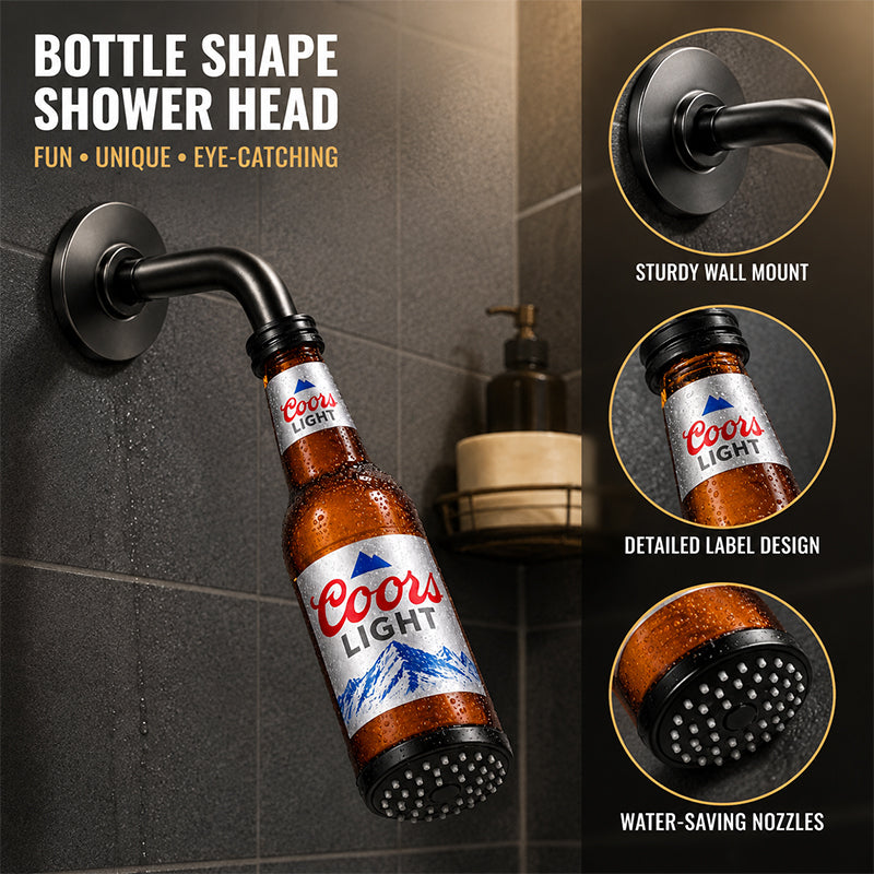 🍺🚿 Turn Your Shower into a Conversation Starter — Beer Bottle Shower Head