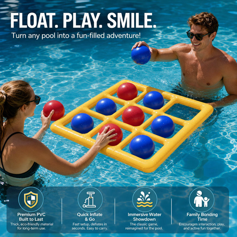 🔥💦Summer's too short for boring floats! 🏝️Inflatable Water Play Set