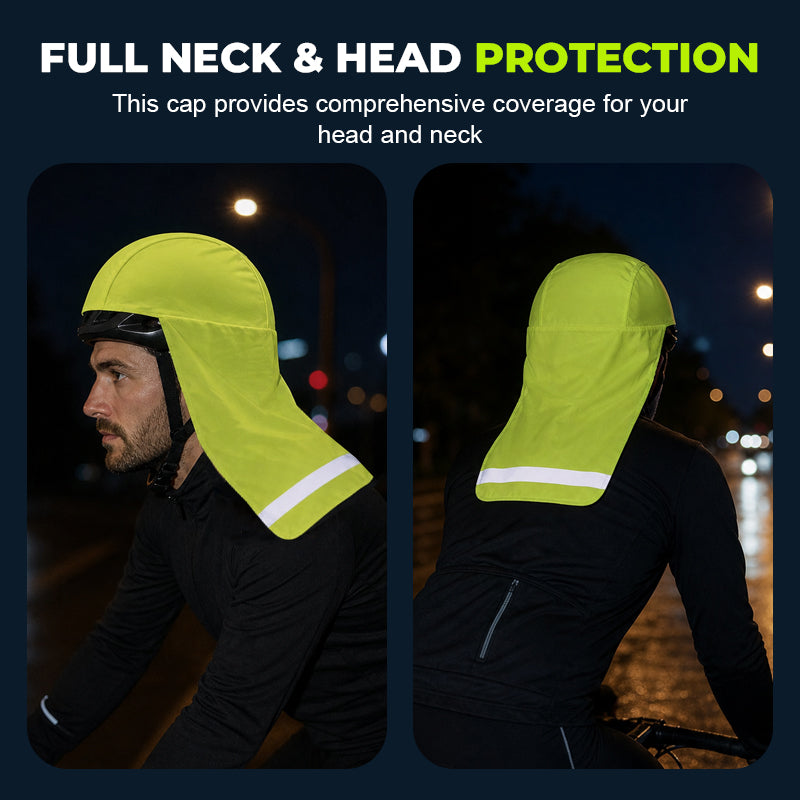 🚴‍♂️ Ultimate Breathable Headwear: Anti-UV Neck Protection with Reflective Strip! 🦺