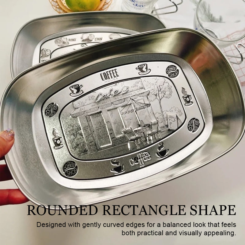 🍽️ Retro-style dinner plat--Upgrade your dinner parties with timeless elegance ✨