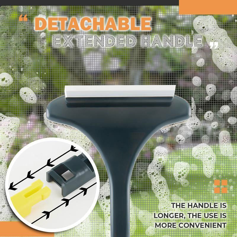 ✨Shiny Windows and Screens in Half the Time! 🪟2 in 1 Glass and Screen Window Brush
