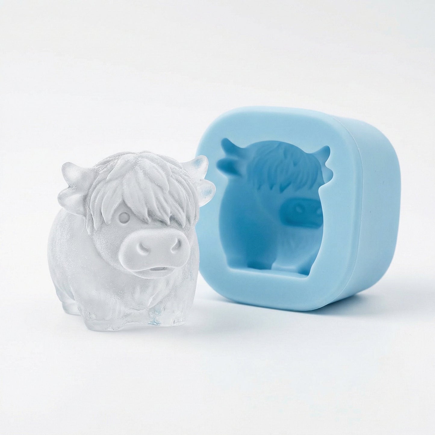🎁Buy 1 Get 1 Free🐮Meet your new favourite drinking buddy! -- Mini Highland Cow Ice Cube Mold