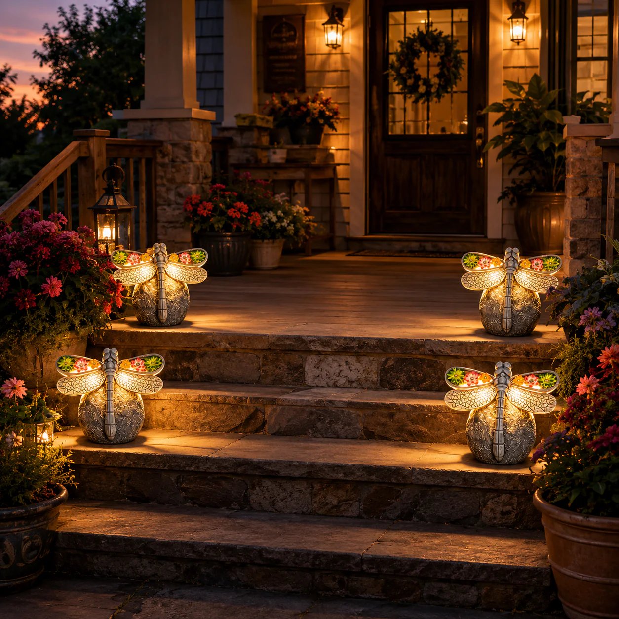 ✨ Magical Glowing Dragonfly Light — Perfect Garden Gift! 🎁