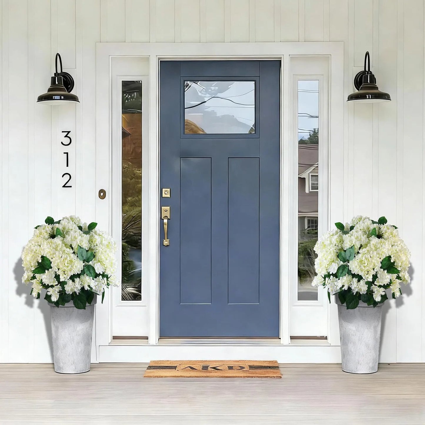 🌼Artificial hydrangeas for outdoors – UV-resistant, waterproof, and windproof💐🌸