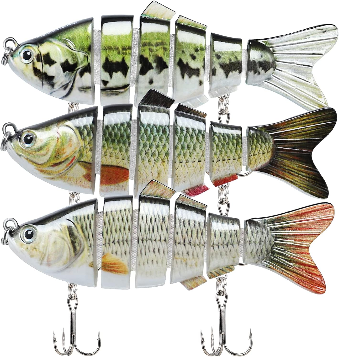 🐟 6-Segment Articulated Lure: The ultra-realistic "S" swimming action that drives pike wild! 🎣