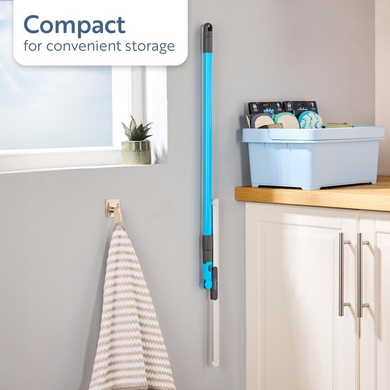 🧼LAST DAY SALE: 💥Buy 1 Get 1 Free—Only £14.99! 🔥🔥Minky Flexi Edge Sweeper: Multi-Surface Cleaning for Floors, Carpets & Windows